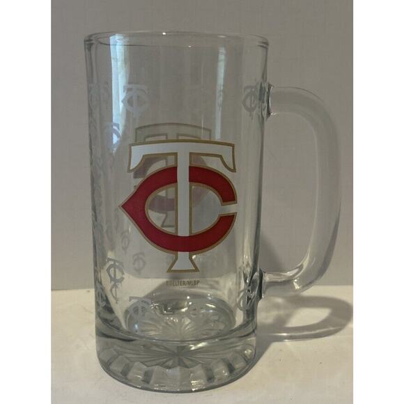 Minnesota Twins MLB Glass Beer Stein no chips.‎ Excellent condition - Picture 1 of 6